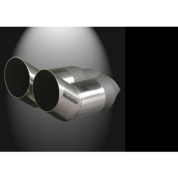 Musketier Peugeot 207 exhaust stainless steel 2xØ76mm