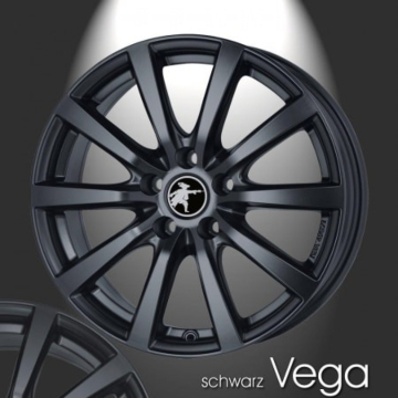 Musketier Peugeot 206 alloy wheel Vega 6,5x16 matt black