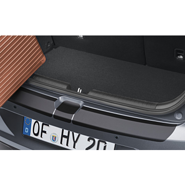 Hyundai i20 Coupe rear bumper protection foil, black