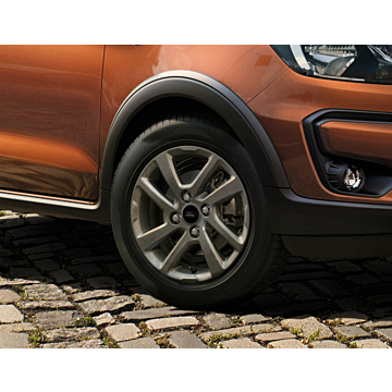 Ford Ka+ alloy wheel 15" 4 X 2-spoke design, Rock Metallic