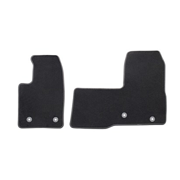 Ford Transit Custom (02/2018 - 09/2023) floor mats, standard black, front