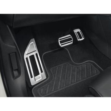 Peugeot 308 (2021 - ..) / 508 (2018 - ..) aluminium pedals and footrest kit for AUTOMATIC gearbox