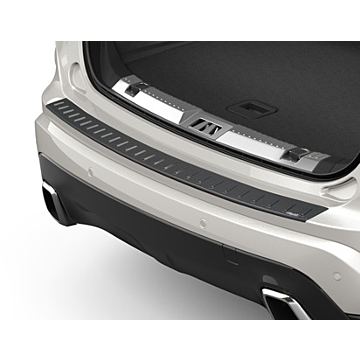 Ford Edge (09/2018 - ..) rear bumper protector, shaped, matte gray