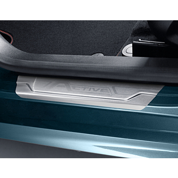 Ford Fiesta (07/2017 - 2023) front door sills, with Active logo