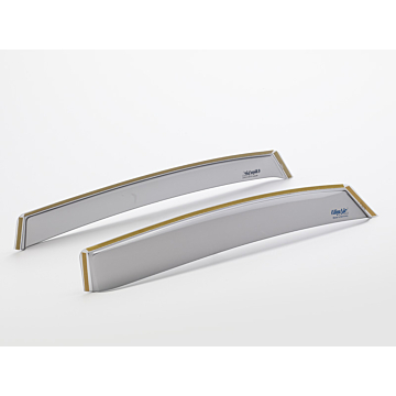 Ford Focus 2004 - 2011 estate wind deflectors for rear door windows, light grey