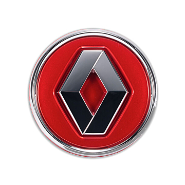 Renault hub cap red 58mm