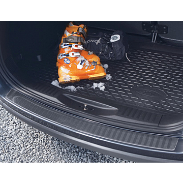 Ford Fusion 2002 - 2012 rear bumper load protection black