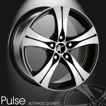 Musketier Citroën C5 2008 - .. lichtmetalen velg Pulse 7,5Jx17 zwart gepolijst