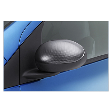 Citroën C1 (2005 - 2014) / Peugeot 107 mirror caps carbon-look