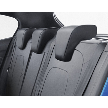 Ford Kuga (12/2019 - ..) premium seat cover for rear seat, black artificial leather