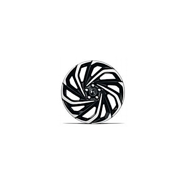 DS lichtmetalen velg 19’’ AMSTERDAM antraciet grijs, glanzend