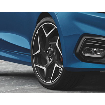 Ford Fiesta (07/2017 - 2023) ST alloy wheel 18"5 X 2-spoke Magnetite Machined