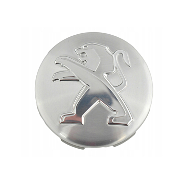 Peugeot hub cap aluminium-look