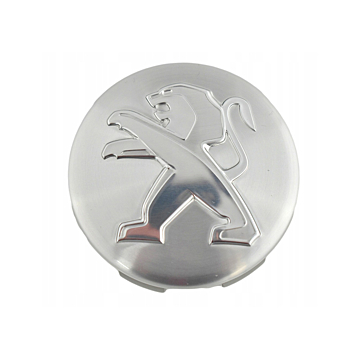 Peugeot hub cap aluminium-look