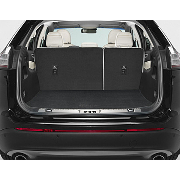 Ford Edge (01/2016 - ..) trunk mat black, with Edge logo