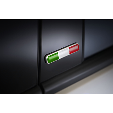Fiat Italian flag badge