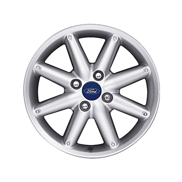 Ford Fusion 2002 - 2012 alloy wheel 16" 8-spoke design, silver