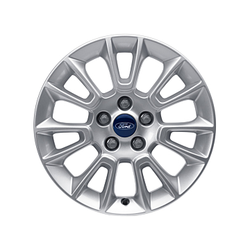 Ford alloy wheel 16" 7 x 2-spoke design, Sparkle Silver