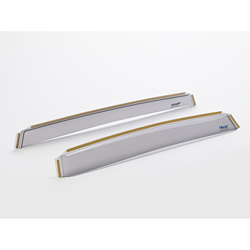 Ford Fiesta 09/2008 - 07/2017 wind deflectors 5-drs rear doors light grey