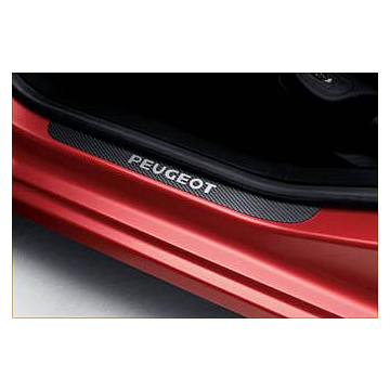 Peugeot scuff plates (carbon-look)