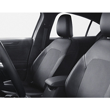 Ford Kuga (12/2019 - ..) premium seat cover for passenger seat, black artificial leather