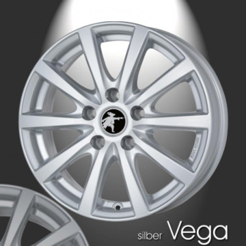 Musketier Peugeot 206 alloy wheel Vega 6x15 silver