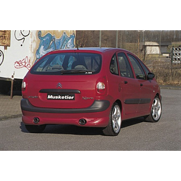 Musketier Citroën Xsara Picasso rear bumper for double exhaust
