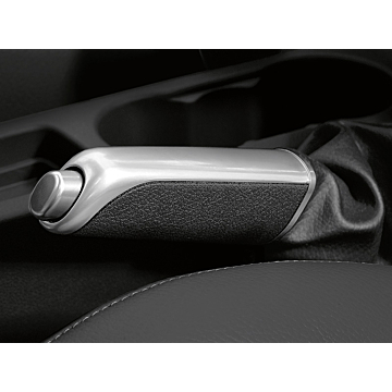 Ford Focus 2004 - 2011 hand-brake cover with aluminium effect insert