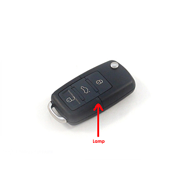 Volkswagen folding key housing with 3 buttons (old model)