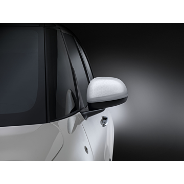 Fiat 500L spiegelkappen wit met keramiek-effect