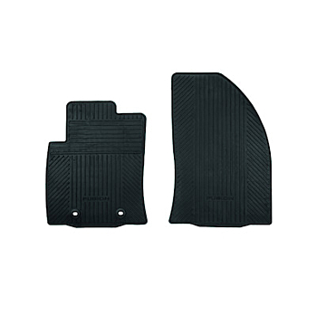 Ford Fusion 2002 - 2012 rubber floor mats front, black