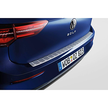 Volkswagen Golf 8 rear bumper protector stainless steel look