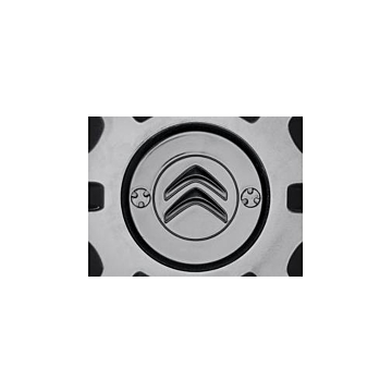 Citroën hub caps with CitroÃ«n-logo for Enjofix-safety wheel covers, ?tincelle Grey