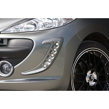 Musketier Peugeot 207 day running lights carbon-look with AFL