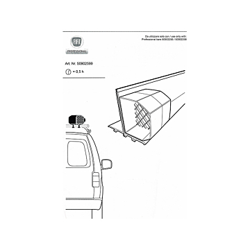 Fiat Doblo 2010 - .. hose carrier divider