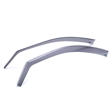 Ford Focus 2004 - 2011 5-drs / sedan / estate wind deflectors for front door windows, light grey