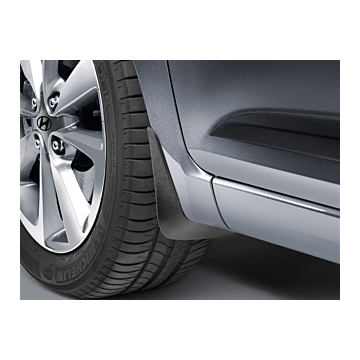 Hyundai i20 3-drs (2015 - ..) mud flaps kit, front and rear