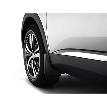 Peugeot 3008 (2016 - 2023) / 5008 (2017 - ..) mud flaps front (widened wheel arch extenders)