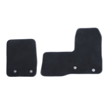 Ford Tourneo Custom (02/2018 - 09/2023) floor mats Premium velour front, black