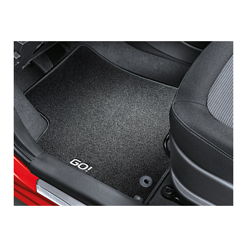 Hyundai i20 3-drs (2012 - 2015) vloermatten, velour, GO! special edition, LHD