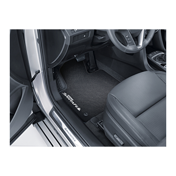 Hyundai Grand Santa Fe (2013 - 2019) floor mats, velour, LHD