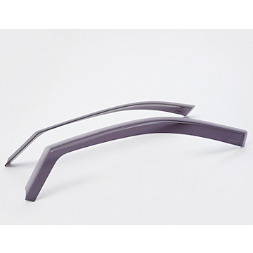 Ford Ranger 11/2011 - .. ClimAir wind deflector for front door windows, dark grey