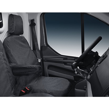 Ford Transit Connect (02/2014 - 03/2024) seat cover for driver's seat, black