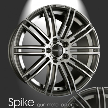 Musketier Peugeot 308 (2013 - ..) alloy wheel Spike 8,5x19 gun metal polished