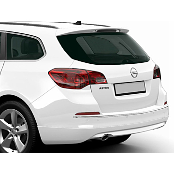 Opel Astra J Sports Tourer OPC-line rear bumper spoiler 2009 - 2012 with chromed