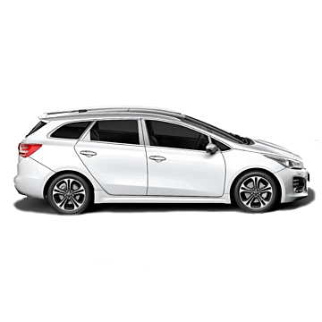 Kia Ceed (2012 - 2018) side skirts set zwart