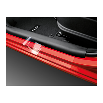 Hyundai i20 5-drs (2012 - 2015) instapbeschermfolie, transparant