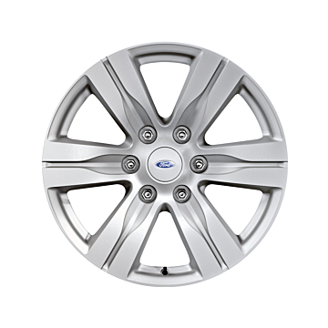 Ford Ranger (2006 - 10/2011) alloy wheel 18" 6-spoke design, silver