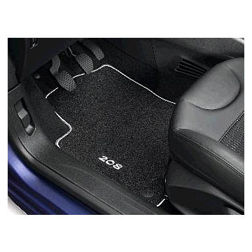 Peugeot 208 (2012 - 2019) floor mats velours LHD
