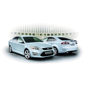 Ford Mondeo 09/2010 - 08/2014 rear lower bumper diffuser black